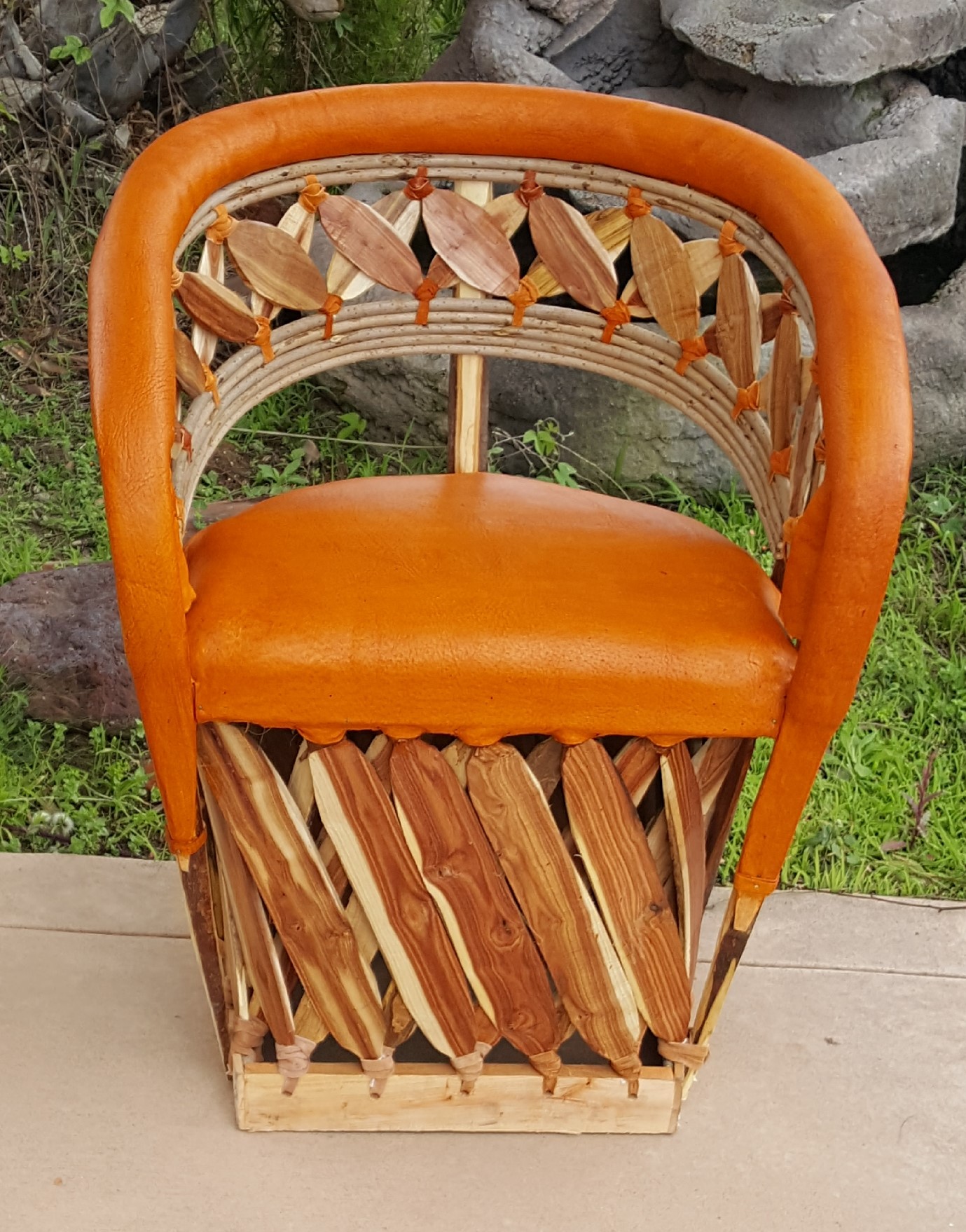 Mexican Equipale Leather Slat Back, Mexican Leather And Wood Chairs
